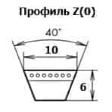 Ремень О 560 станок г.Могилёв 0,9-1,5 кВт 