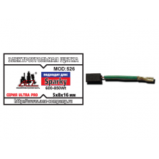 Щетка (№526) Электроугольная щетка Sparky 5х8х16 Поводок, клемма-мама (Sparky 650-850wt)
