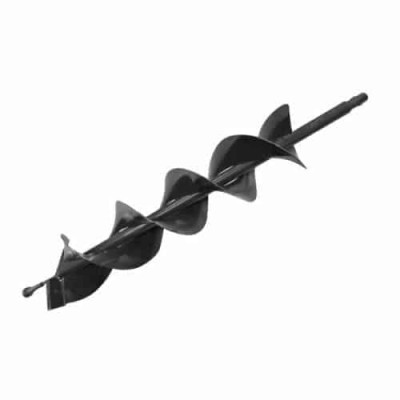 Шнек для грунта Carver GDB-100 однозаходный  (d пос=20мм, D=100мм, L=80см)