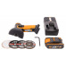 Угловая шлифмашина аккумуляторная WORX WX801, 20В, 76 мм, 1*2,0Ач, кейс