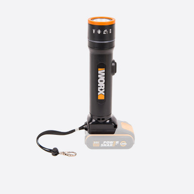 Фонарь аккумуляторный WORX WX027.9, 20В, без АКБ и ЗУ