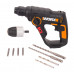 Перфоратор аккумуляторный аккумуляторный WORX WX 390.9, 20В, без АКБ и ЗУ