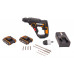 Перфоратор аккумуляторный WORX WX390.1, 20В, 2 Ач x2, кейс