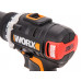 Дрель-шуруповерт аккумуляторная WORX BL WX175, 20В, бесщеточная, 2Ач x2, кейс
