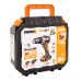 Дрель-шуруповерт аккумуляторная WORX BL WX175, 20В, бесщеточная, 2Ач x2, кейс
