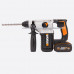 Перфоратор аккумуляторный WORX WX 392, 20В, 4 Ач x2 ,кейс