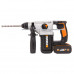 Перфоратор аккумуляторный WORX WX 392, 20В, 4 Ач x2 ,кейс