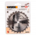 Пильный диск твердосплавный WORX WA5046, 24T TCT 120х1,2х9,5 мм