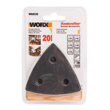 Шлифовальные листы WORX WA2115 (20шт)