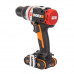 Дрель-шуруповерт ударная аккумуляторная WORX WX354, 20В, бесщеточная, 2,0Ач*2,кейс