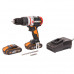 Дрель-шуруповерт ударная аккумуляторная WORX WX354, 20В, бесщеточная, 2,0Ач*2,кейс
