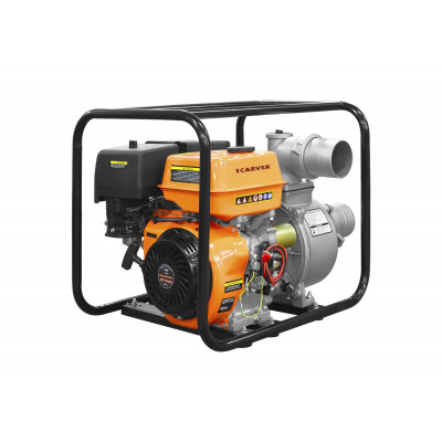 Мотопомпа Carver CGP 99100 E (4-х тактн., 9,6 кВт/13 л.с.,вх/вых.-4''/100 мм, эл/старт,АКБ в компл.)