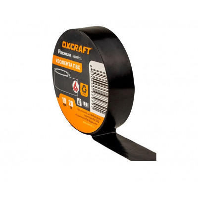 Изолента ПВХ 19ммх20м черная  OXCRAFT (Окскрафт)  (10шт/уп)