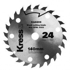 Диск твердосплавный по дереву KRESS 24T TCT 140x1,6x20 мм