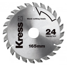 Диск твердосплавный по дереву KRESS 24T TCT 165 мм
