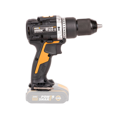 Дрель-шуруповерт ударная аккумуляторная WORX WX352.9, 60Hm, 20B, бесщеточная, без АКБ и ЗУ