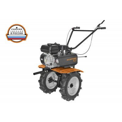 Мотоблок CARVER МТ-70 (7,0 л.с, передачи 2/1, рег.руль, фрезы, колеса 4*10) РОССИЯ