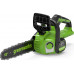 Цепная пила аккумуляторная GreenWorks GD24CS30, 24V, 30см, б/щ, в компл. АКБ 4Ач и ЗУ