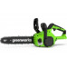 Цепная пила аккумуляторная GreenWorks GD24CS30, 24V, 30см, б/щ, в компл. АКБ 4Ач и ЗУ