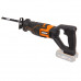 Сабельная пила аккумуляторная WORX WX500.9, без АКБ и ЗУ, коробка