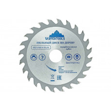 Пильный диск по дереву для ушм 125х24Тх22,23 VERTEX TOOLS