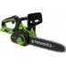 Цепная пила аккумуляторная Greenworks G40CS30IIK2, 40V, 30 см,  с 1* АКБ 2А*ч и ЗУ