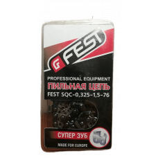 _РАСПРОДАЖА Цепь FEST SQC-0.325-1.5-76 (СуперЗуб, блистер)