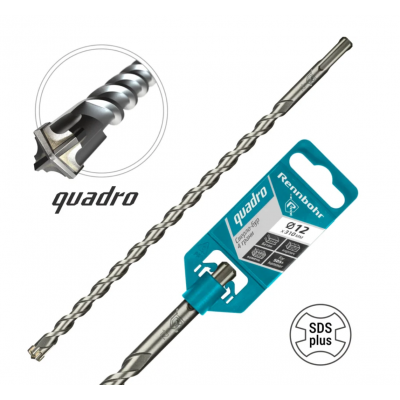 _РАСПРОДАЖА Бур SDS+ Rennbohr Quadro 4 грани 12x310