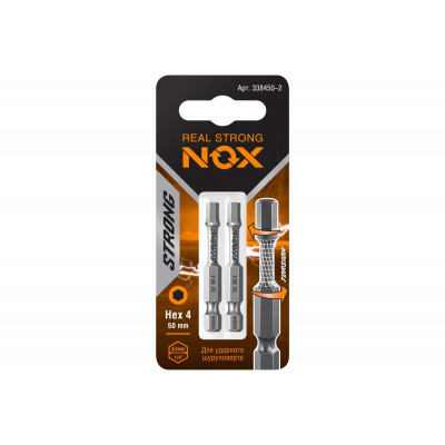 _РАСПРОДАЖА Бита torsion E6,3 Hex4-50, 2 шт карта STRONG