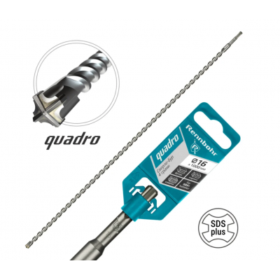 _РАСПРОДАЖА Бур SDS+ Rennbohr Quadro 4 грани 16х1000