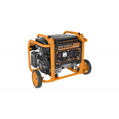 Генератор бензиновый CARVER PPG- 3900АM (LT-170F, 2,8/3,0 кВт, 220В, бак15 л, колеса)