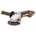 Угловая шлифмашина аккумуляторная WORX WX800.9,20В, 115 мм, без АКБ и ЗУ