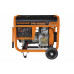 Генератор CARVER  PPG- 9000DE дизель (LT-192FD, 7,0/7,5кВт, 220В, бак12.5л, э/старт, колеса, медь)