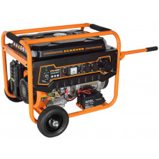 Генератор бензиновый CARVER PPG- 9000Е (LT-192FА, 7,0/7,5кВт, 220В, бак 25л,эл.ст, кол/рук. медь)
