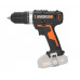 Дрель-шуруповерт ударная аккумуляторная WORX WX370.9, 50Нм, 20В, без АКБ и ЗУ