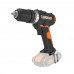 Дрель-шуруповерт ударная аккумуляторная WORX WX370.9, 50Нм, 20В, без АКБ и ЗУ