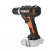 Дрель-шуруповерт ударная аккумуляторная WORX WX370.9, 50Нм, 20В, без АКБ и ЗУ