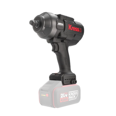 Гайковерт аккумуляторный бесщеточный KRESS KUB33.91, 20В, 1/2", 1300 Нм, без АКБ и ЗУ, кейс