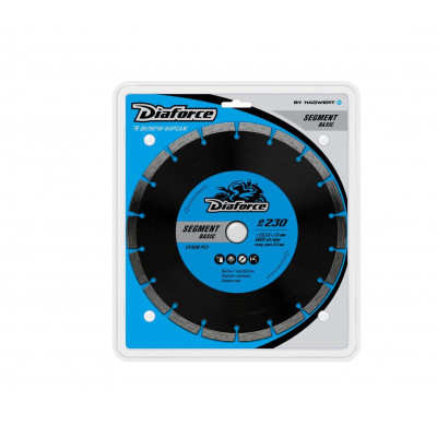 Диск алмазный DIAFORCE SEGMENT BASIC 230х22,23х7,5x2,4 мм сухой рез