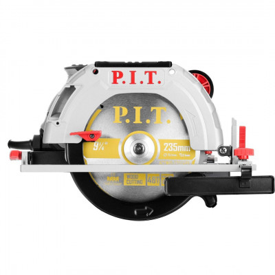 _РАСПРОДАЖА Пила циркулярная P.I.T.PKS235-C(2200Вт,4500об/мин, диск 235 мм, глубина пропила 76мм)