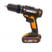 Дрель-шуруповерт ударная аккумуляторная WORX WX371.3 1.5Ач x2, сумка