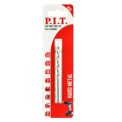 _РАСПРОДАЖА Сверло по металлу P.I.T.  3,2x65мм 10 шт в уп.(AMED15-0302)