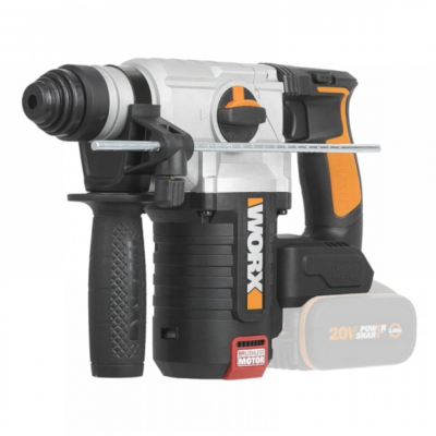 Перфоратор аккумуляторный бесщеточный WORX WX381.9, 20В, без АКБ и ЗУ, коробка