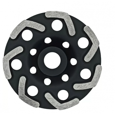 Чашка шлифовальная алмазная Бумеранг 125*22,23мм "Hardcore"