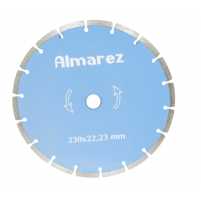 Диск отрезной алмазный сухой рез 230х22,23мм "Almarez" Бетон/Кирпич
