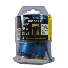 Коронка алмазная бетон, жел-бетон sds+ 68 мм "Almarez"