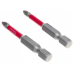 Биты 1/4" E6,3 магн., S2, ACR, зона Torsion Pz1-50мм (2 шт./карта) "Quadro Torsion"