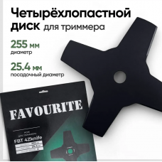 FBT 4Zknife Нож для триммера 4T 255мм, 25,4мм FAVOURITE