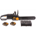 Цепная пила аккумуляторная WORX NITRO 40В 40cm бесщеточная, 4.0Ач х2, ЗУ 2А, коробка