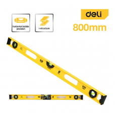 DL29800G Строительный уровень литой облегченный Deli 800мм